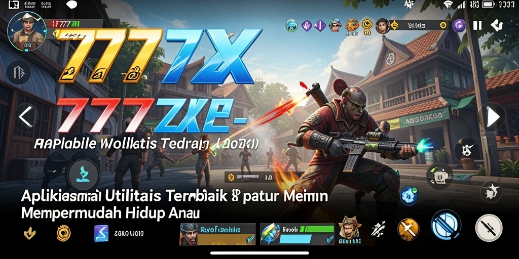 Screenshot 777ZX menunjukkan interface aplikasi Utility yang memudahkan pengguna.