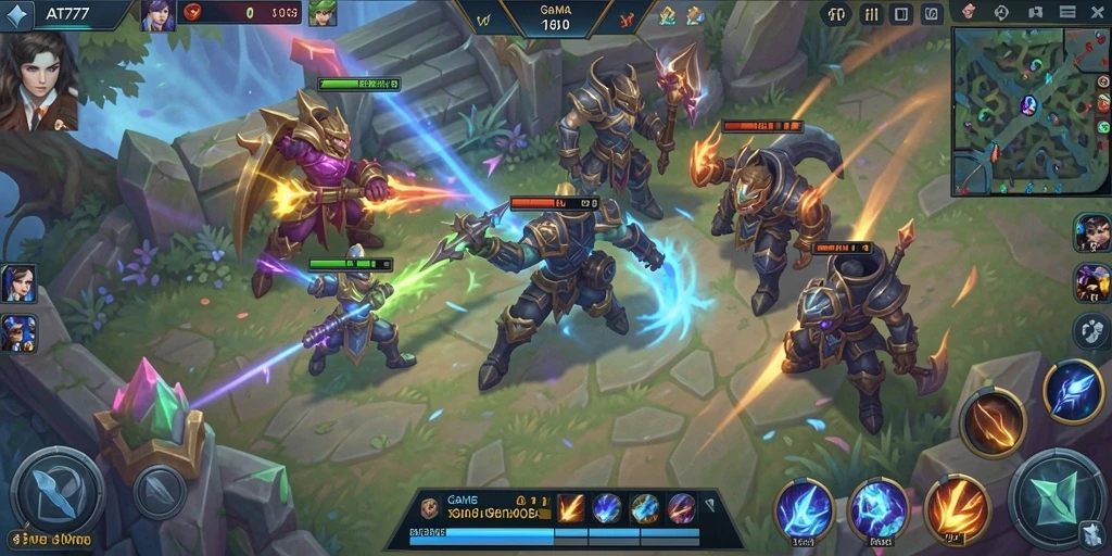 Tampilan gameplay AT777 yang penuh aksi dan strategi.