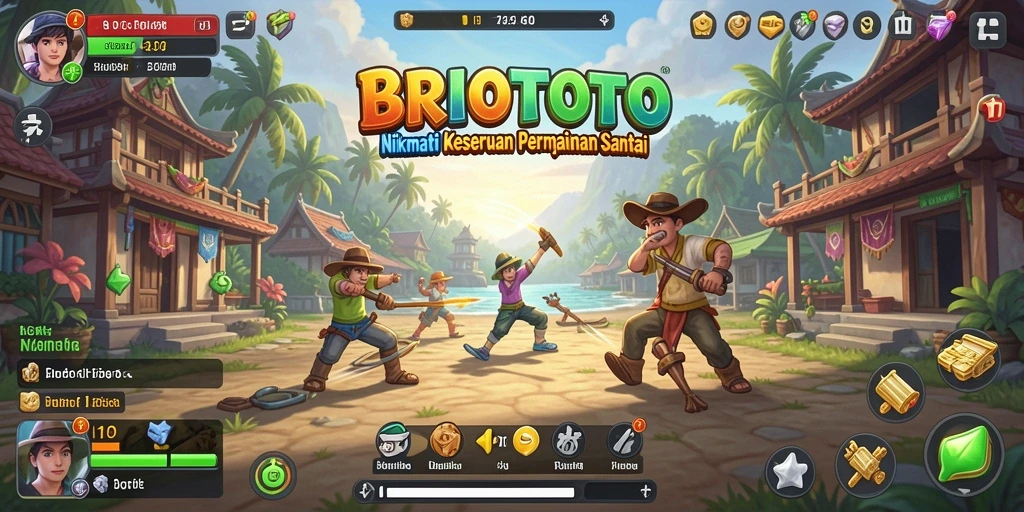 Tampilan gameplay BRIOTOTO yang seru dan menarik.