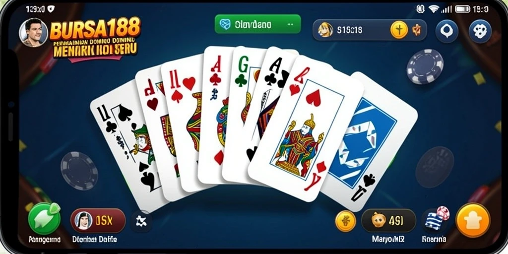 Screenshot gameplay BURSA188 yang menampilkan keseruan permainan Domino.