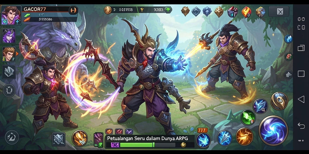 Gameplay menakjubkan di dunia ARPG GACOR77.