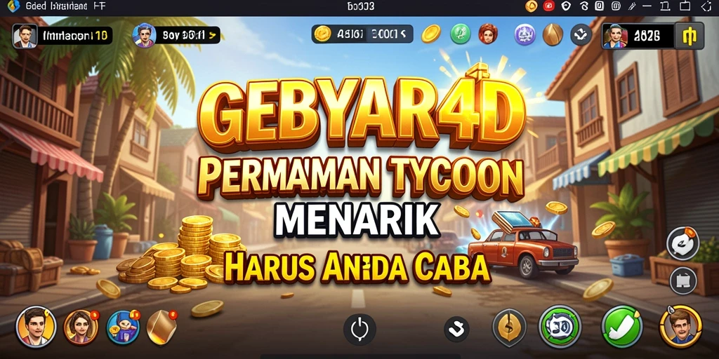 Tampilan menarik dari gameplay GEBYAR4D yang seru dan menantang.