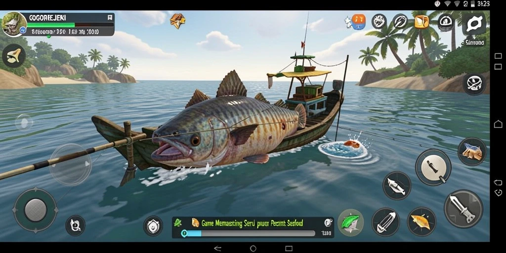 Tangkapan ikan besar di GOGOREJEKI yang memukau.