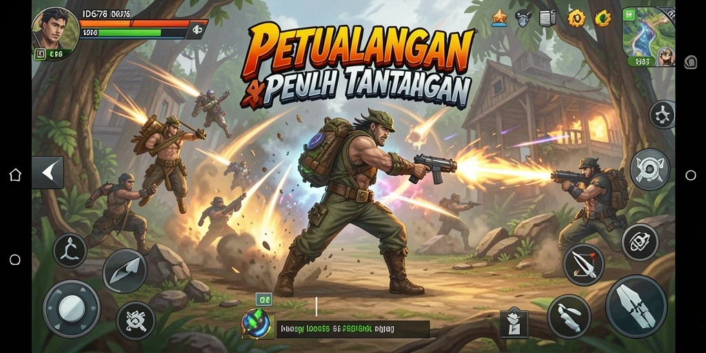 Tampilan gameplay yang menegangkan dalam ID678.