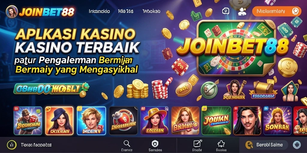 Tampilan gameplay seru di JOINBET88 dengan berbagai pilihan kasino.