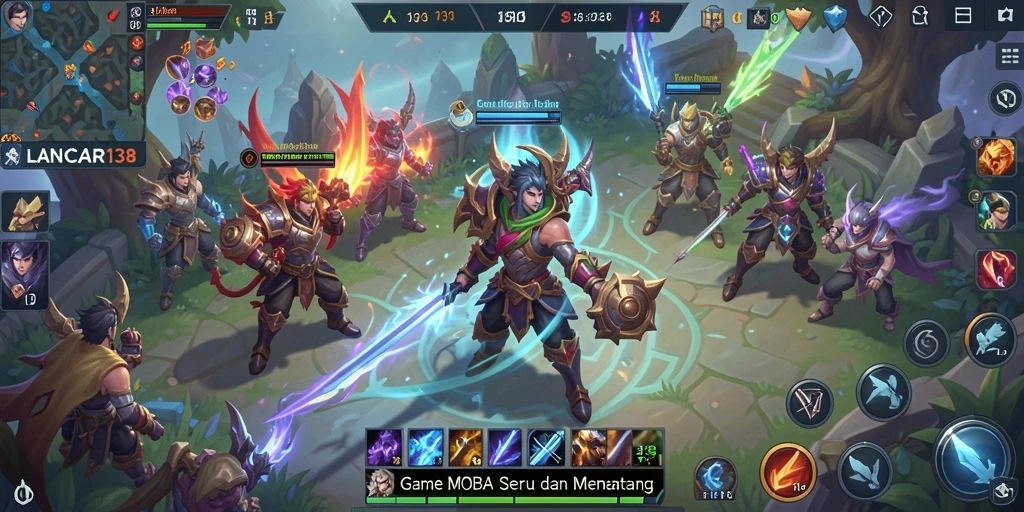 Gameplay seru di LANCAR138 dengan pertarungan tim yang menegangkan.