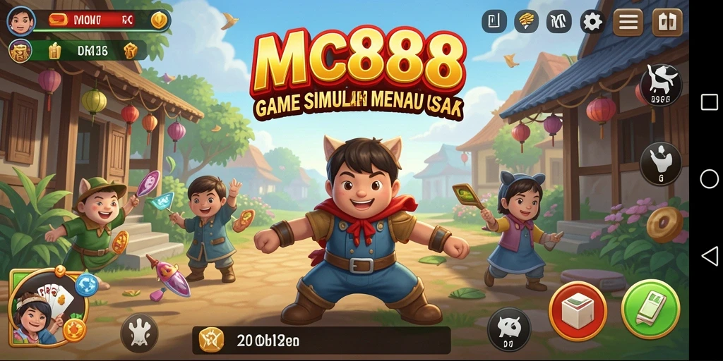Screenshot gameplay MC888 menampilkan pengalaman simulasi yang mendalam dan interaktif.