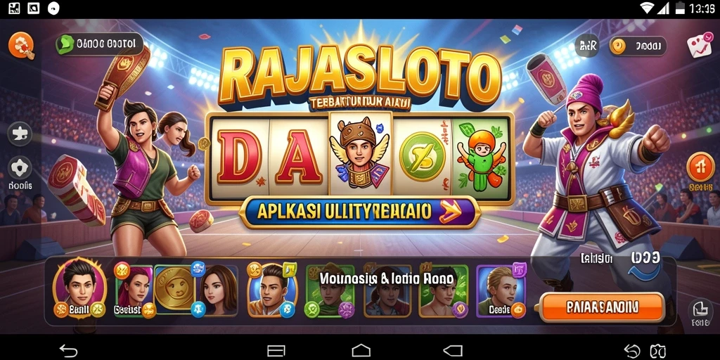 Tampilan antarmuka RAJASLOTO yang ramah pengguna dan fungsional.