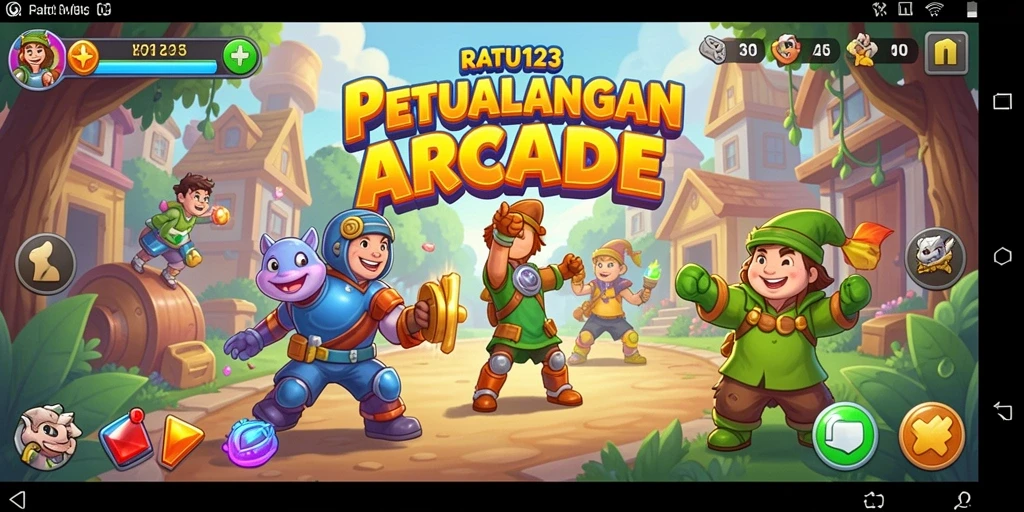 Tampilan gameplay menarik dari RATU123 yang penuh aksi.