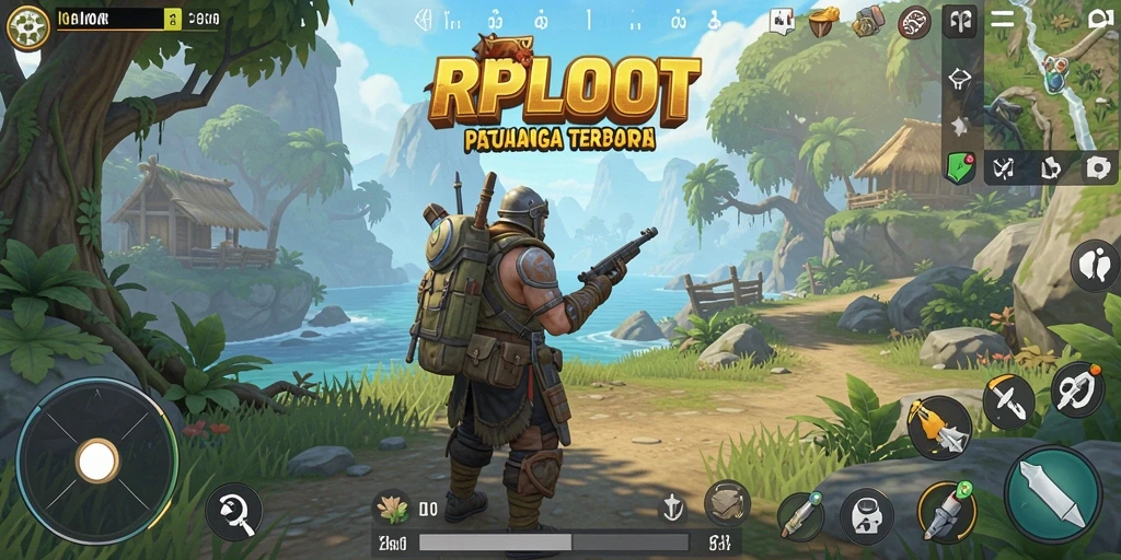Gameplay RPLOOT yang penuh warna dan eksplorasi dalam dunia terbuka.