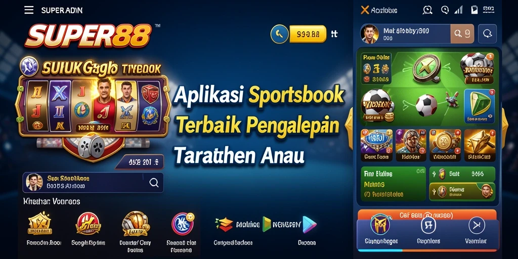 Tampilan screenshot SUPER88 menampilkan pengalaman taruhan olahraga yang seru dan interaktif.