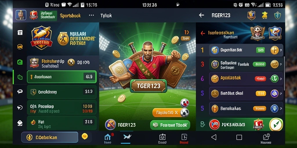 Tampilan screenshot TGER123 saat bermain taruhan olahraga.